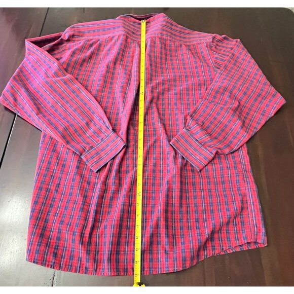 Enro Plaid Shirt Mens Size LT Chatham Cloth Button Down Long Sleeve Button Down - Picture 7 of 7